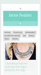 Mobile Screenshot of morereader.com